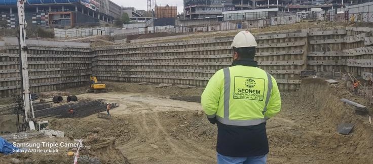 GEONEM ZEMİN MÜHENDİSLİK Derin Kazı İksa ve Saha Kontrolü Esenyurt İstanbul